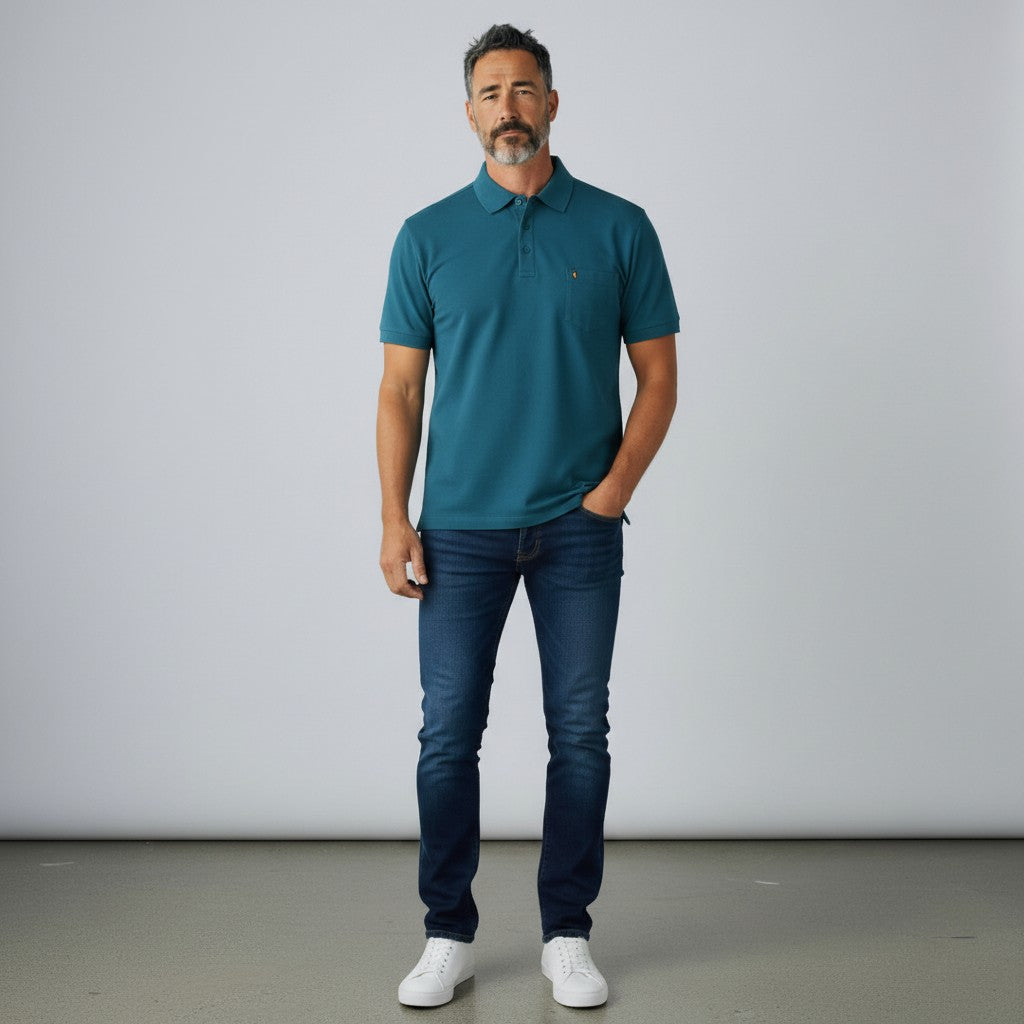 Gabicci Z05 Seasonal Plain Polo - Airforce