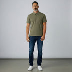 Gabicci Z17 Seasonal Patterned Polo Shirt - Caramel