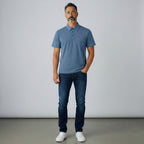 Gabicci Z17 Seasonal Patterned Polo Shirt - Airforce