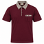 Gabicci X09 Seasonal Patterned Polo Shirt - Claret