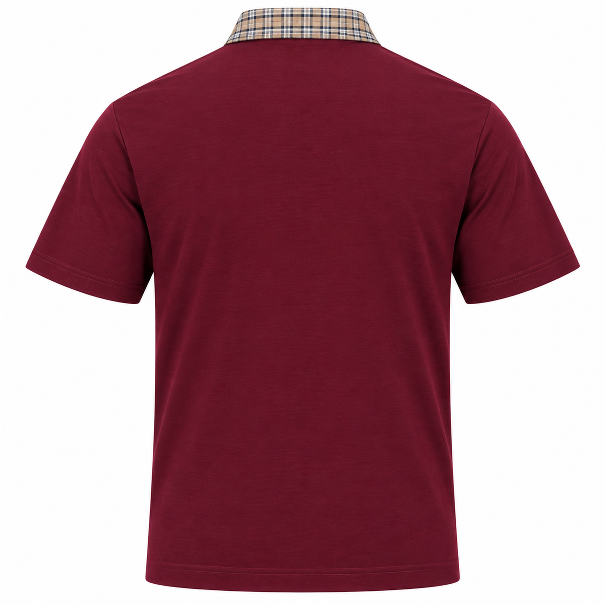 Gabicci X09 Seasonal Patterned Polo Shirt - Claret