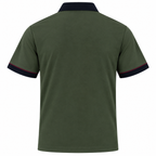 Gabicci X10 Seasonal Patterned Polo Shirt - Khaki