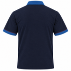 Gabicci X10 Seasonal Patterned Polo Shirt - Navy