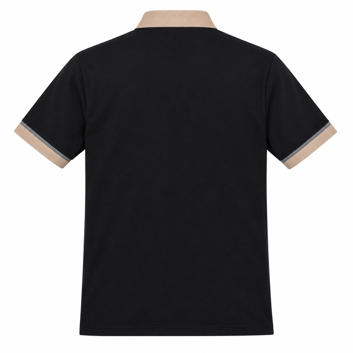 Gabicci X10 Seasonal Patterned Polo Shirt - Black