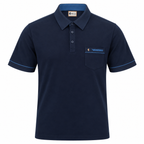 Gabicci X06 Seasonal Patterned Polo Shirt - Navy