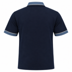 Gabicci X08 Seasonal Patterned Polo Shirt - Navy