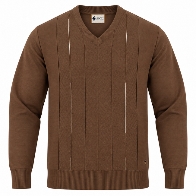 Gabicci M01 Seasonal Jumper - Caramel Hover Image