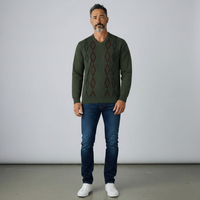 Gabicci M02 Seasonal Jumper - Khaki Main Image