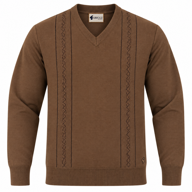 Gabicci M03 Seasonal Jumper - Caramel Hover Image