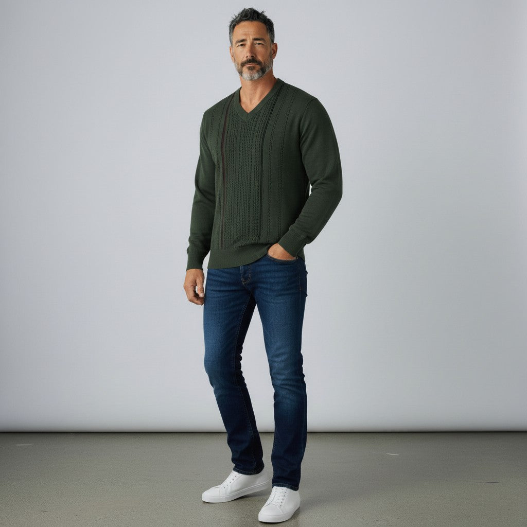 Gabicci M04 Seasonal Jumper - Khaki