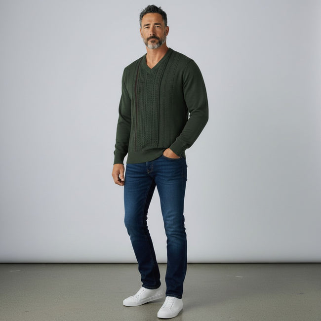 Gabicci M04 Seasonal Jumper - Khaki Main Image