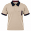 Gabicci X10 Seasonal Patterned Polo Shirt - Caramel