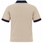 Gabicci X10 Seasonal Patterned Polo Shirt - Caramel