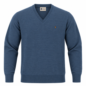 Gabicci K01 Seasonal V Neck Jumper - Airforce
