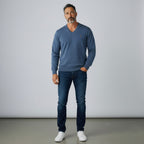 Gabicci K01 Seasonal V Neck Jumper - Airforce