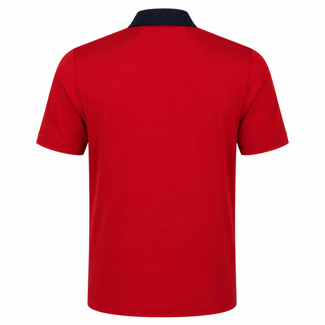 Gabicci X28 Seasonal Patterned Polo Shirt - Red Main Image