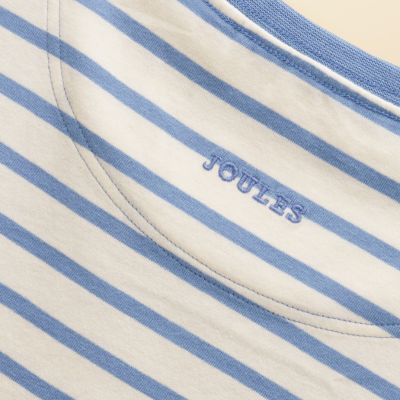 Joules Girls Astra T-Shirt - Blue Horse