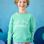 Joules Girls Sundaze Sweat Top - Green