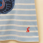 Joules Boys Archie T-Shirt - Blue/White