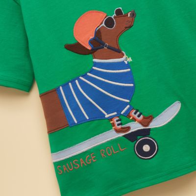 Joules Boys Archie T-Shirt - Green Main Image