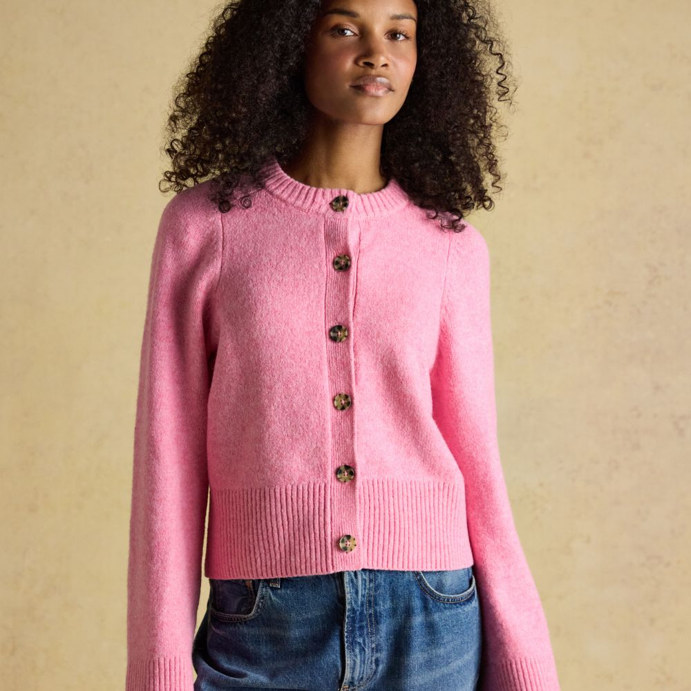 Joules Womens Esme Cardigan - Pink