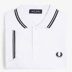 Fred Perry Twin Tipped Polo Shirt - White