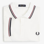 Fred Perry Twin Tipped Polo Shirt - Snow White