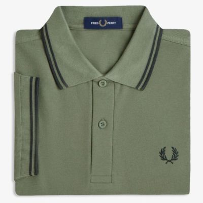 Fred Perry Twin Tipped Polo Shirt - Green