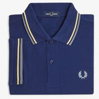 Fred Perry Twin Tipped Polo Shirt - French Navy