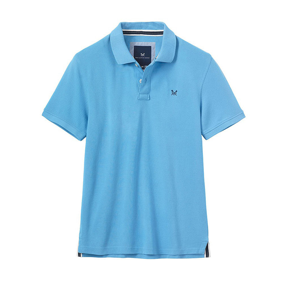Crew Clothing Classic Pique Polo Shirt - Sky