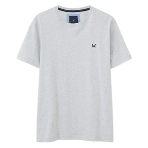 Crew Clothing Classic Crew Neck Tee - Ice Grey Marl