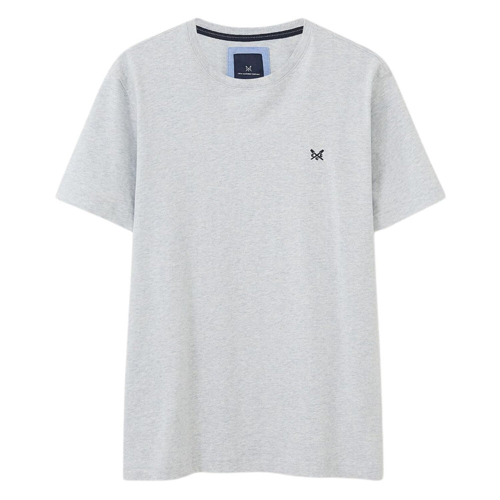 Crew Clothing Classic Crew Neck Tee - Ice Grey Marl