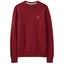 Crew Clothing Lambswool Cable Crewneck Sweatshirt - Biking Red