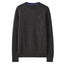 Crew Clothing Lambswool Cable Crewneck Sweatshirt - Charcoal Marl
