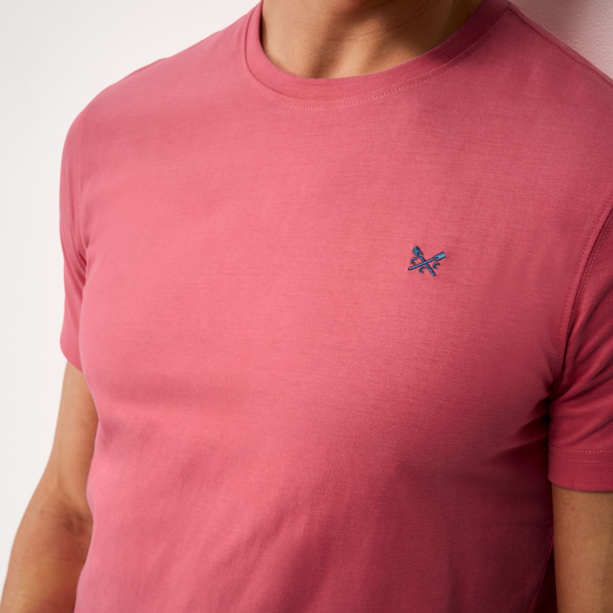 Crew Clothing Classic Cotton Tee - Pink