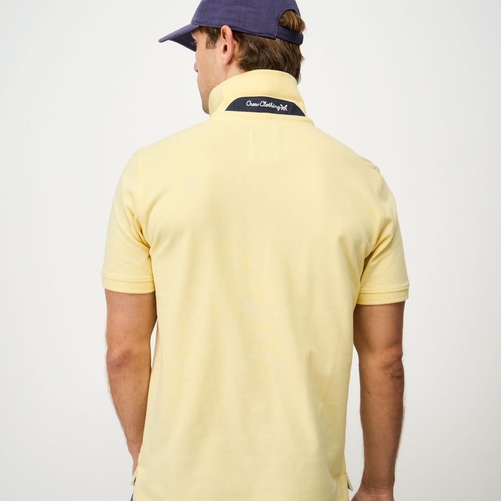 Crew Clothing Classic Cotton Piqué Polo Shirt - Yellow