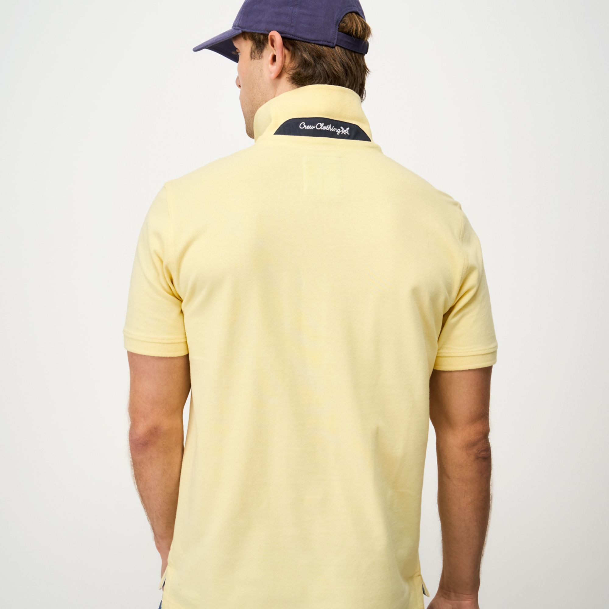 Crew Clothing Classic Cotton Piqué Polo Shirt - Yellow