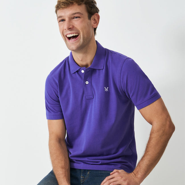 Crew Clothing Classic Pique Polo Shirt - Marine Main Image