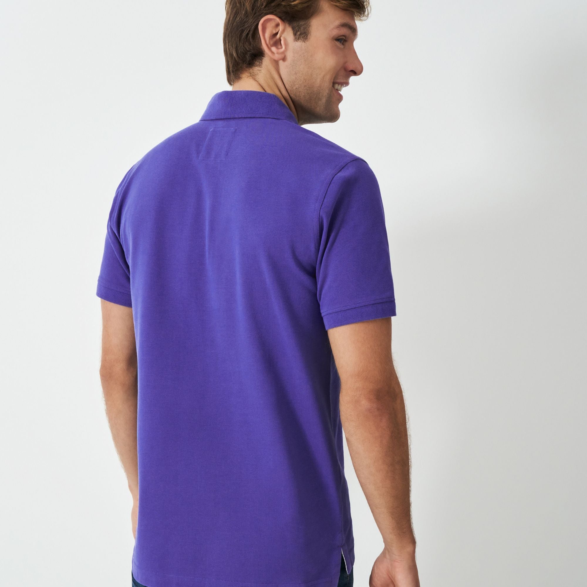 Crew Clothing Classic Pique Polo Shirt - Marine