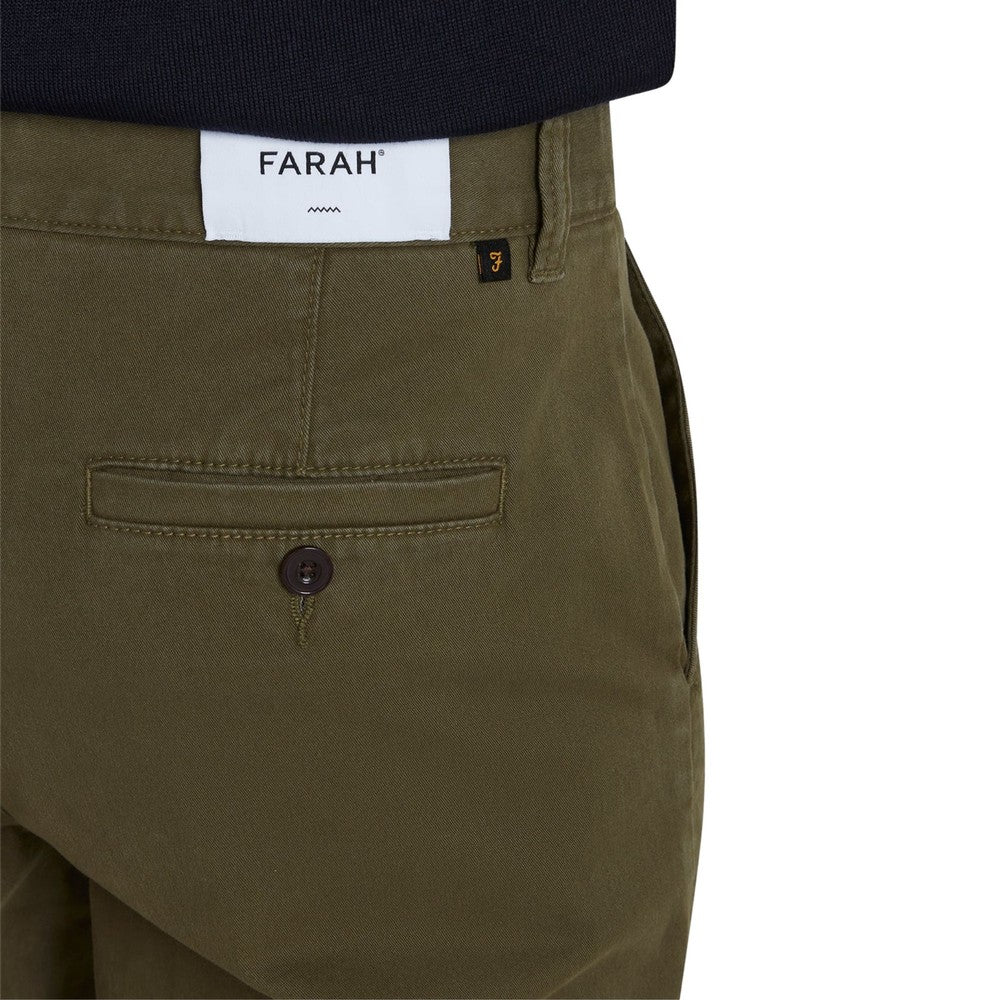 Farah Norwood Regular Fit Chinos - Olive Green