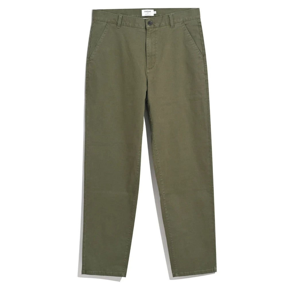 Farah Norwood Regular Fit Chinos - Olive Green