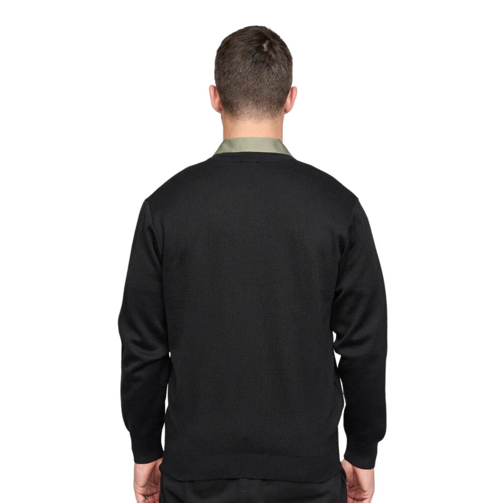 Gabicci Jumpers - K01 Classic V Neck - Black