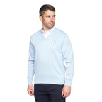 Gabicci Jumpers - K01 Classic V Neck - Sky