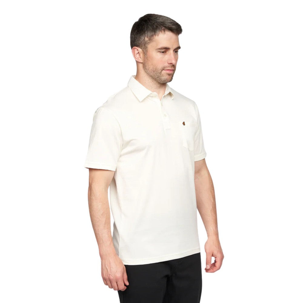 Gabicci Z05 Short Sleeved Jersey Polo Shirt - Cream