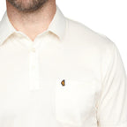 Gabicci Z05 Short Sleeved Jersey Polo Shirt - Cream