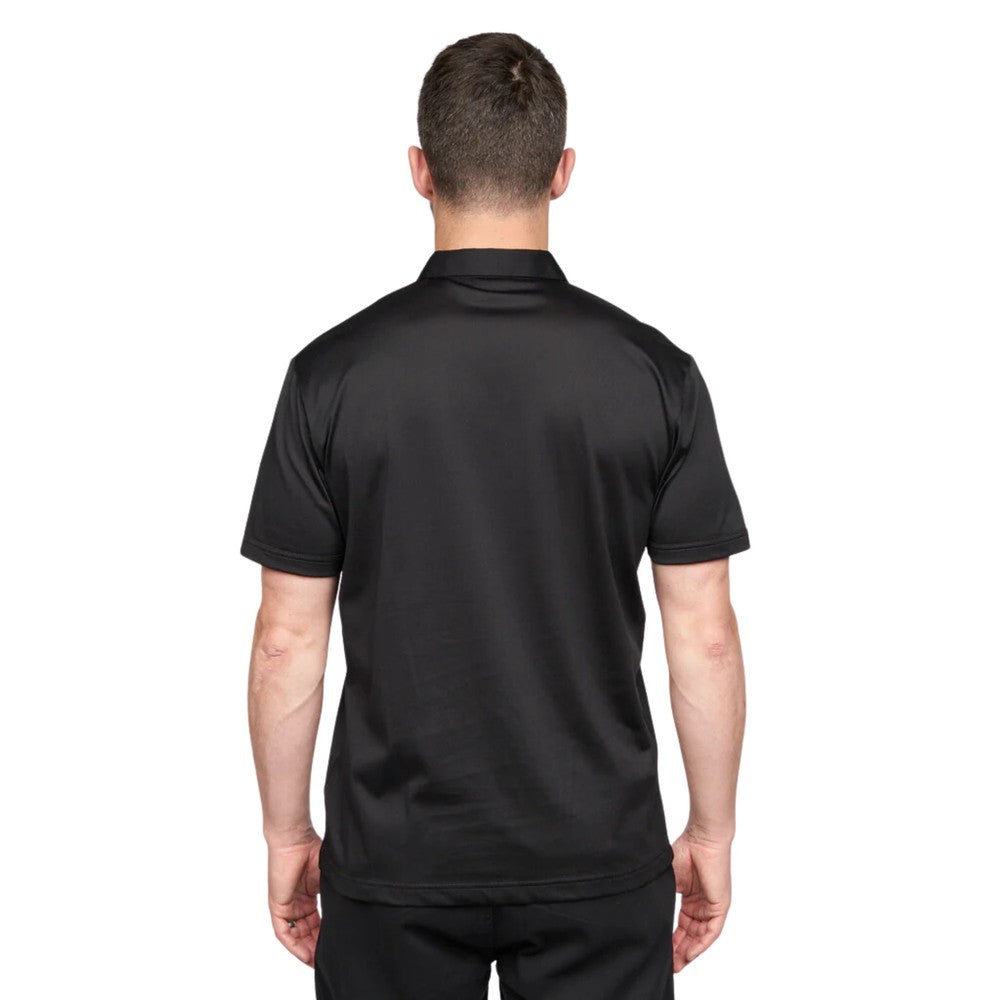 Gabicci Z05 Short Sleeved Jersey Polo Shirt - Black