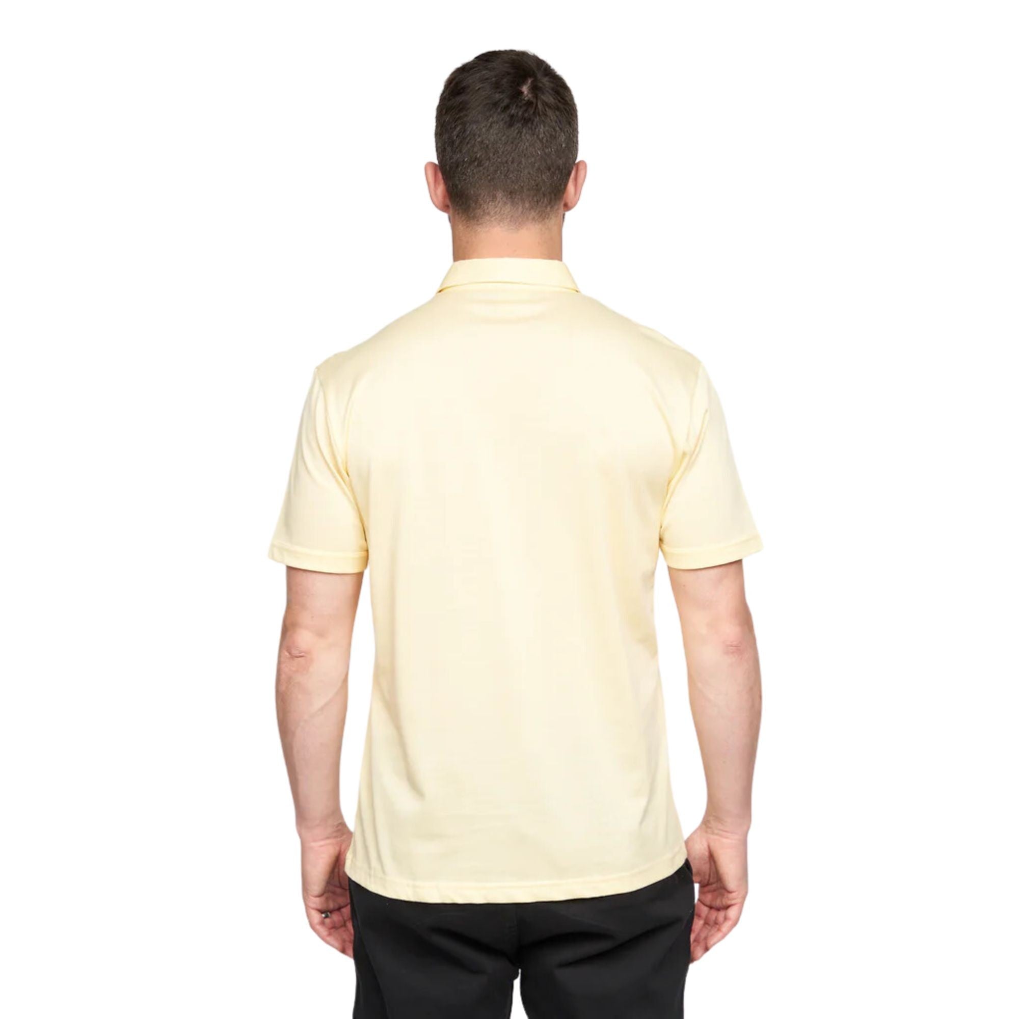 Gabicci Z05 Short Sleeved Jersey Polo Shirt - Corn