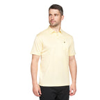Gabicci Z05 Short Sleeved Jersey Polo Shirt - Corn