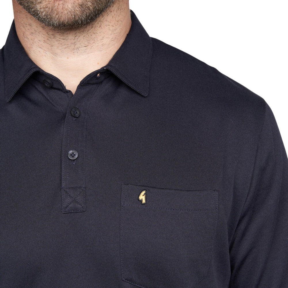 Gabicci Z05 Short Sleeved Jersey Polo Shirt - Navy