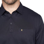 Gabicci Z05 Short Sleeved Jersey Polo Shirt - Navy
